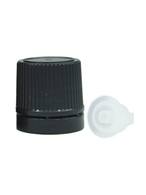 18MM - Type 3 - Black-Dropper Cap with Big Hole Dropper Set